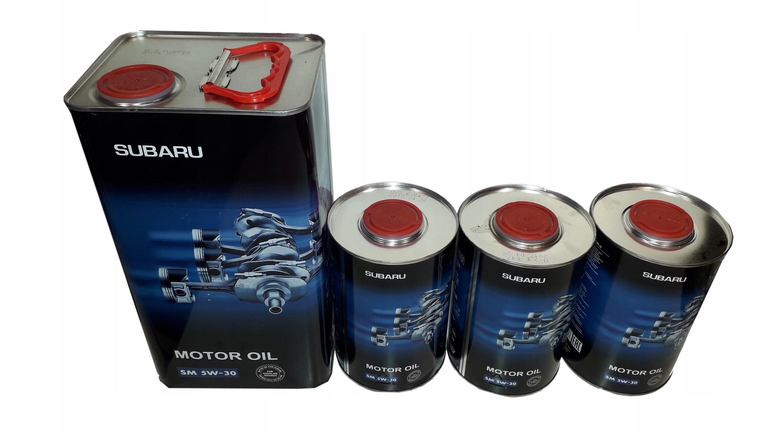 OLEJ SUBARU MOTOR OIL SM 5W30 5W-30 7L 4L + 3X 1L